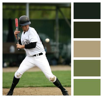 Baseball Player Baseball Batter Image